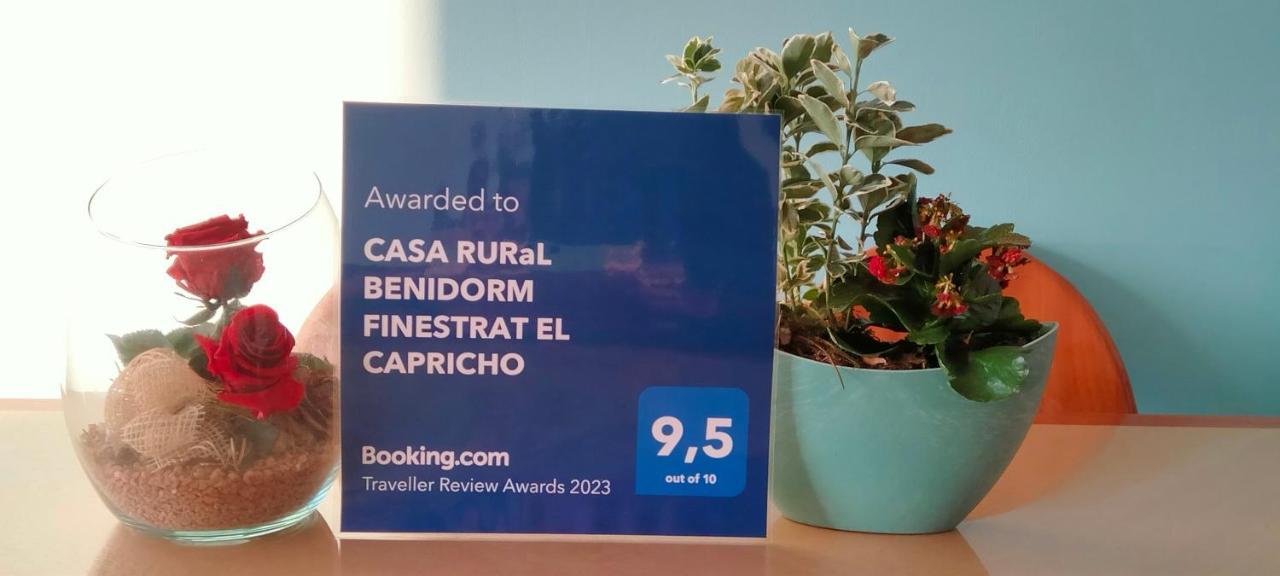 Casa Rural Benidorm Finestrat El Capricho Ngoại thất bức ảnh